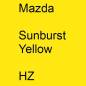 Preview: Mazda, Sunburst Yellow, HZ.